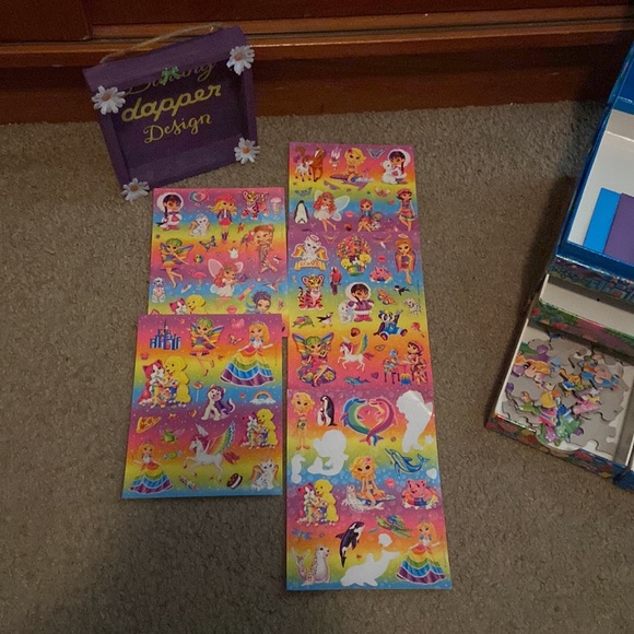 VNTG Lisa Frank “Cassandra” Jewelry Box With Accessories!!! - Picture 7 of 11